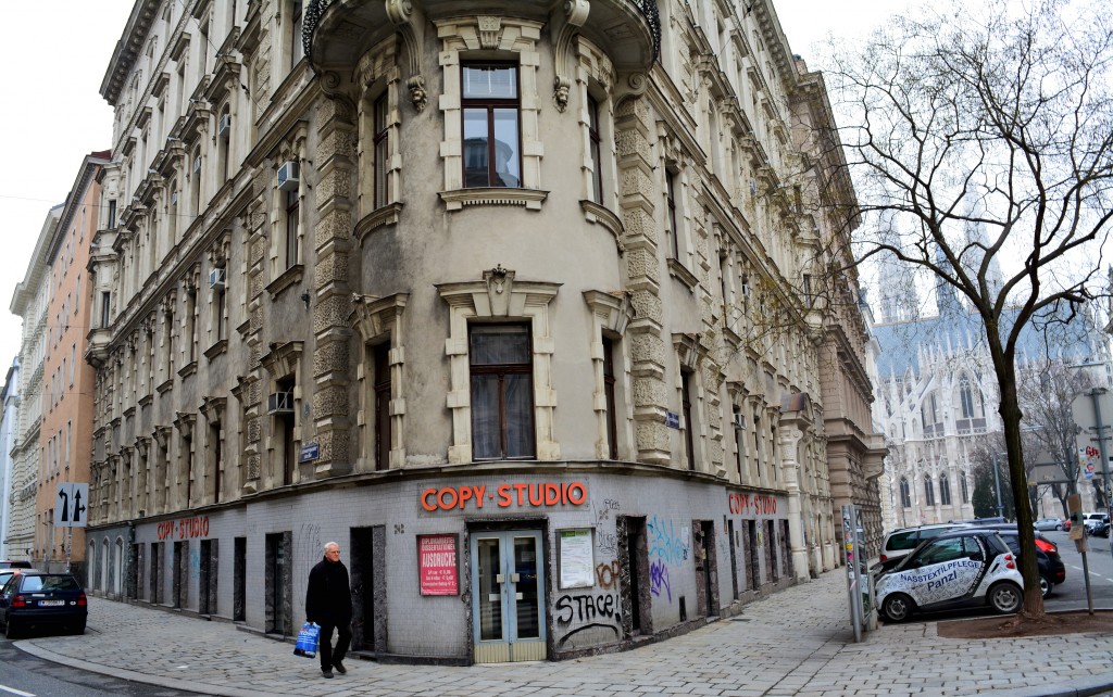 In der Schwarzspanierstraße residierte die "Arbeiter-Zeitung" in den neunziger Jahren 